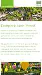Mobile Screenshot of doeparknooterhof.nl